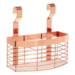 Orsina Sorello Hanging Storage Basket in Rose Gold