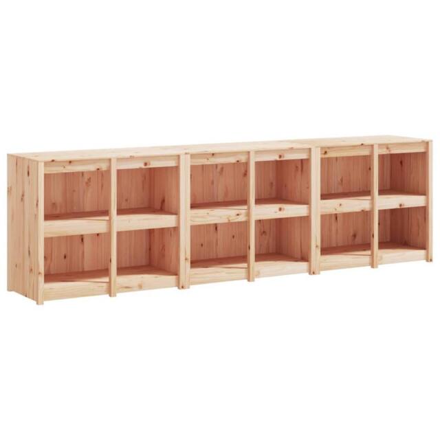 Berkfield Home Outdoor Kitchen Cabinets 3 pcs Solid Wood Pine in Light Tan - image 1