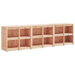 Berkfield Home Outdoor Kitchen Cabinets 3 pcs Solid Wood Pine in Light Tan - thumbnail 1