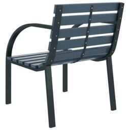 Berkfield Home Classic Garden Chairs 2 pcs Grey Wood - thumbnail 6