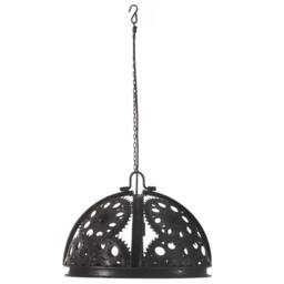 Berkfield Home Industrial Ceiling Lamp in Chain Wheel Design 45 cm E27 in Black - thumbnail 3