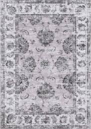 THE RUGS Sulus Vintage Washable Rug - Ultra Soft Polyamide Non Slip Design in Grey - Size: 60 cm x 180 cm - thumbnail 1