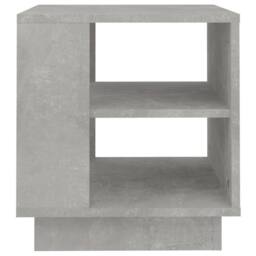 Berkfield Home Coffee Table Concrete Grey 40x40x43 cm Engineered Wood - Size: 40 x 40 x 43 cm - thumbnail 5