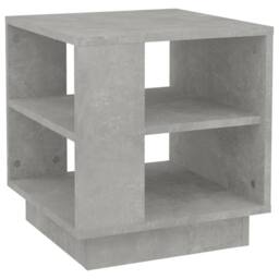 Berkfield Home Coffee Table Concrete Grey 40x40x43 cm Engineered Wood - Size: 40 x 40 x 43 cm - thumbnail 2