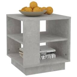 Berkfield Home Coffee Table Concrete Grey 40x40x43 cm Engineered Wood - Size: 40 x 40 x 43 cm - thumbnail 4