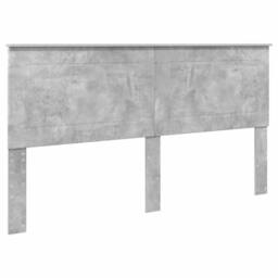 Berkfield Home Bed Frame with Headboard Concerte 180 x 200 cm Solid Pine Wood in Grey - thumbnail 6