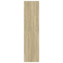 Berkfield Home Wardrobe Sonoma Oak 30x50x200 cm Engineered Wood in Tan - Size: 30 x 50 x 200 cm - thumbnail 5