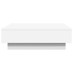 Berkfield Home Durable Coffee Table White 90x90x28 cm Engineered Wood - Size: 90 x 90 x 28 cm - thumbnail 5