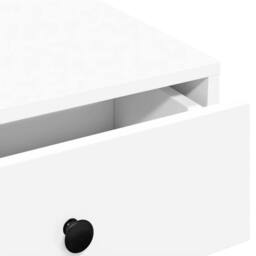 Berkfield Home Durable Coffee Table White 90x90x28 cm Engineered Wood - Size: 90 x 90 x 28 cm - thumbnail 8