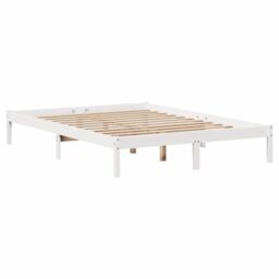 Berkfield Home Bookcase Bed without Mattress White 160x200 cm Solid Wood Pine - thumbnail 5