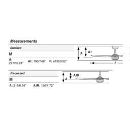 Netlighting Punt 132cm LED Ceiling Fan Matt Black CCT - thumbnail 2
