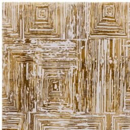 The Rug Shop UK Gold Modern Easy to clean Machine Made Striped Area Rug - Size: 200 cm x 290 cm - thumbnail 4