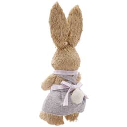 Eggs-traordinary Gift Co Bunny Holding Baby Chick Decoration in Brown - thumbnail 3