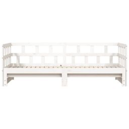 Berkfield Home Daybed with Trundle White 80x200 cm Solid Wood Pine - thumbnail 6