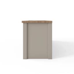 FORGEVIO Large TV Media Stand, Storage Sideboard with Display Shelves in Grey - thumbnail 3