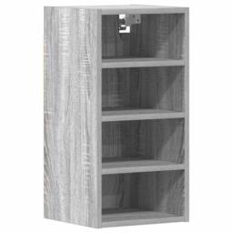 Berkfield Home Hanging Cabinet Grey Sonoma 30x29.5x60 cm Engineered Wood - thumbnail 3
