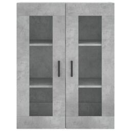 Berkfield Home Highboard Concrete Grey 69.5x34x180 cm Engineered Wood - thumbnail 6