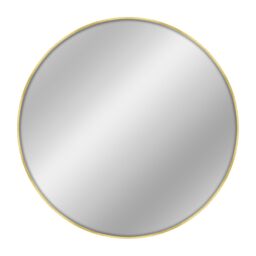 nielsen Jaron Round Aluminium Wall Mirror 60cm in Gold - thumbnail 2