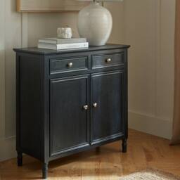 Lemon Pavilion Furniture and Decor Contour Collection 2 Drawer 2 Door Sideboard - L35xW80xH80 cm - Black in Dark Navy - thumbnail 4