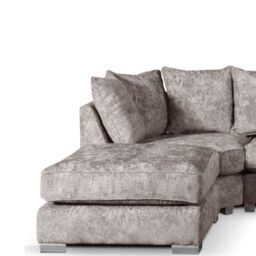 Furnishings For Less UK Bishop U-Shape Fabric 5 Seater Sofa Alaska Fabric Truffle Scatter Back in Beige - thumbnail 2