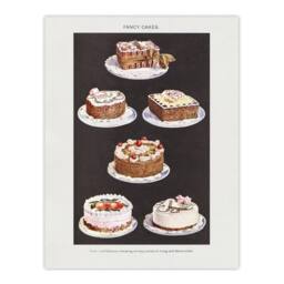 Artery8 Mrs Beeton Household Management Fancy Cakes Framed Art Picture Print in White - Size: A3 - thumbnail 3