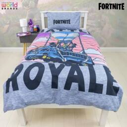 Fortnite Battle Royale Reversible Duvet Set in Blue - Size: Single - thumbnail 3