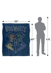 Warner Brothers Harry Potter The Hogwarts School Blanket 152 x 127 cm in White - thumbnail 5