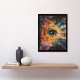 "Artery8 The Eye of God Universe Starscape Concept Art Framed Art Print - Size: W12"" x H16""" - thumbnail 4
