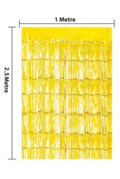 Netagon Metallic Tinsel Curtain 2.5M x 1M Gold - thumbnail 3