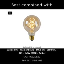 Lucide 'OLIVIA' Dimmable Adjustable Indoor Stylish Modern Pendant Light 3xE27 in Grey - thumbnail 6