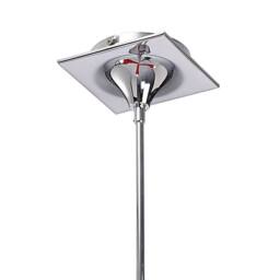 Netlighting Ora Telescopic Convertible To Semi Flush 3 Light E27 Gloss Red Chrome - thumbnail 5