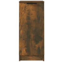 Berkfield Home Sideboard Smoked Oak 30x30x70 cm Engineered Wood - Size: 30 x 30 x 70 cm - thumbnail 6
