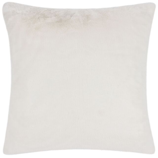 Paoletti Stanza Faux Fur Cushion in White - Size: 55 cm x 55 cm - image 1
