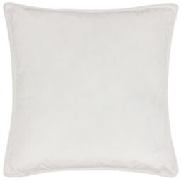 Paoletti Stanza Faux Fur Cushion in White - Size: 55 cm x 55 cm - thumbnail 2