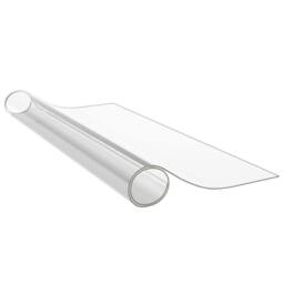 Berkfield Home Table Protector Matt 80x80 cm 2 mm PVC in Clear - thumbnail 4