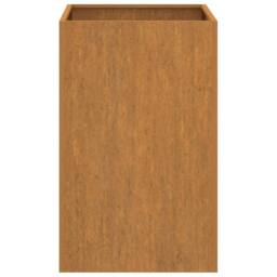 Berkfield Home Planter 42x38x75 cm Corten Steel in Brown - Size: 42 x 38 x 75 cm - thumbnail 6