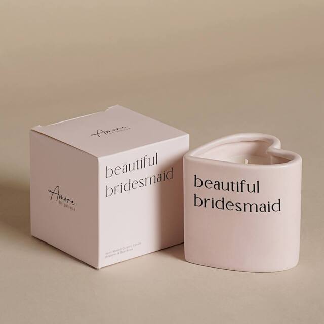 Amore by Juliana Heart Candle - Bridesmaid in Pale Pink - image 1