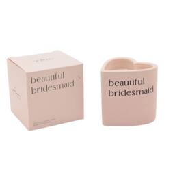 Amore by Juliana Heart Candle - Bridesmaid in Pale Pink - thumbnail 2