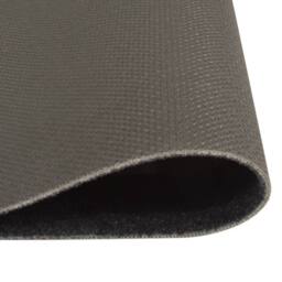 Berkfield Home Kitchen Rug Washable Coffee Black 60x180 cm Velvet