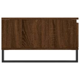 Berkfield Home Decorative Coffee Table Brown Oak 90x60x35 cm Engineered Wood - Size: 90 x 60 x 35 cm - thumbnail 7