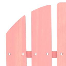 Berkfield Home Garden Adirondack Chair with Ottoman Solid Fir Wood Pink - thumbnail 6