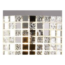 Netlighting Camden Wall Lamp 2 Light G9 Polished Chrome Mosaic Glass Crystal in Grey - thumbnail 6