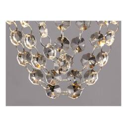 Netlighting Camden Wall Lamp 2 Light G9 Polished Chrome Mosaic Glass Crystal in Grey - thumbnail 8