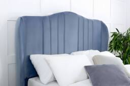 PARADISE BEDS LTD Zen Sleep Double Bed Set in Dark Blue - Size: King - thumbnail 2