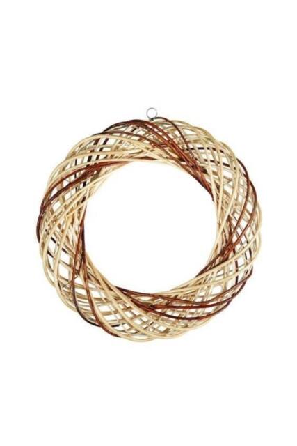 KDMD Natural Willow Wreath 40cm Peach - image 1