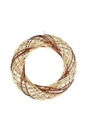 KDMD Natural Willow Wreath 40cm Peach - thumbnail 1