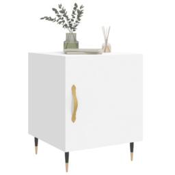 Berkfield Home Bedside Cabinets 2 pcs White 40x40x50 cm Engineered Wood - Size: 40 x 40 x 50 cm - thumbnail 4