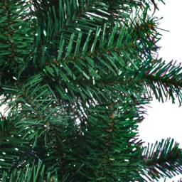 Berkfield Home Artificial Christmas Tree with Iridescent Tips Green 120 cm PVC - thumbnail 5