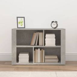 Berkfield Home Sideboard Concrete Grey 80x30x54 cm Engineered Wood - Size: 80 x 30 x 54 cm - thumbnail 3