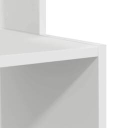 Berkfield Home White Computer Desk White Chipboard Standard Storage - thumbnail 9